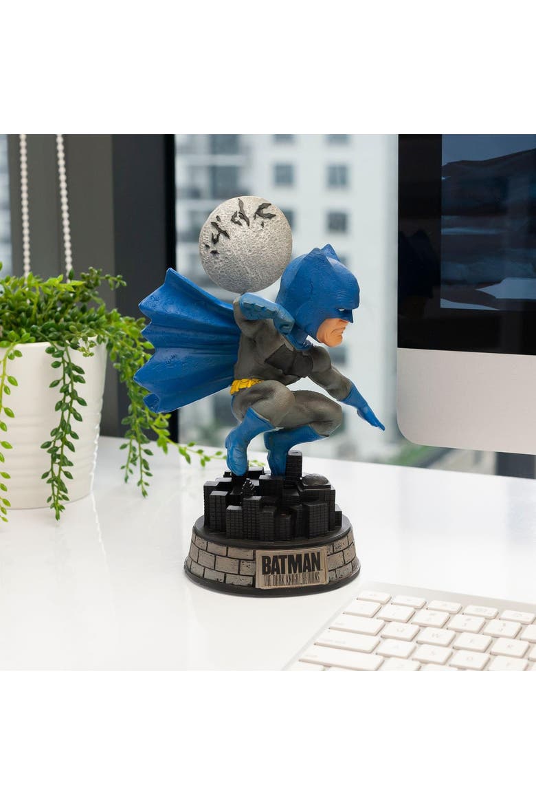 EXCLUSIVE Batman Bobblehead | Features Batman's Superhero Pose | 8" Resin Design, Alternate, color, Blue