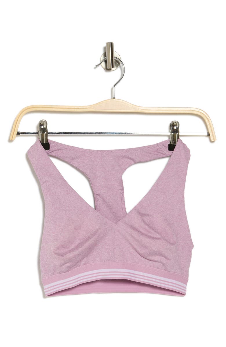 b.tempt'd by Wacoal B.Active Racerback Sports Bra, Alternate, color, Lavender Herb Heather