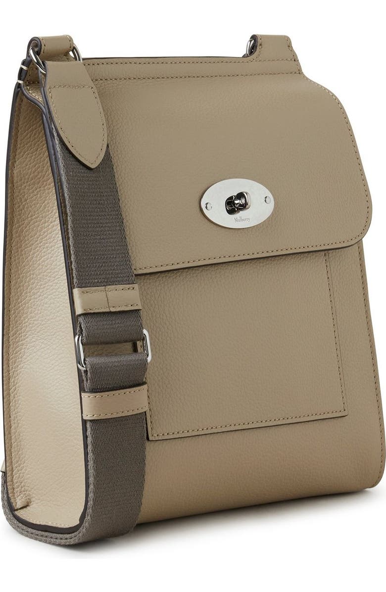 Mulberry Antony Leather Messenger, Alternate, color, Dune