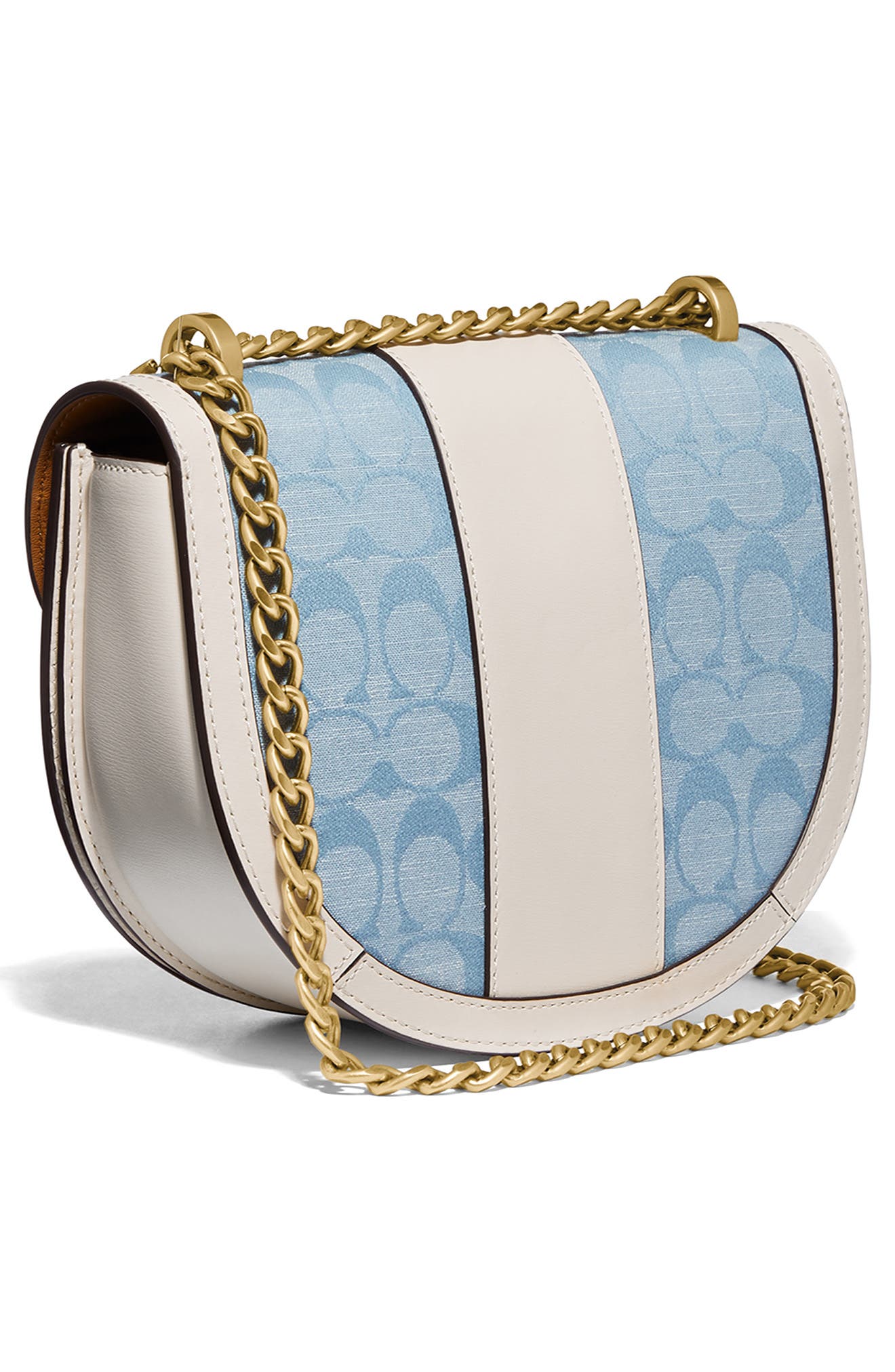 COACH Signature Logo Jacquard Crossbody Bag, Alternate, color, 