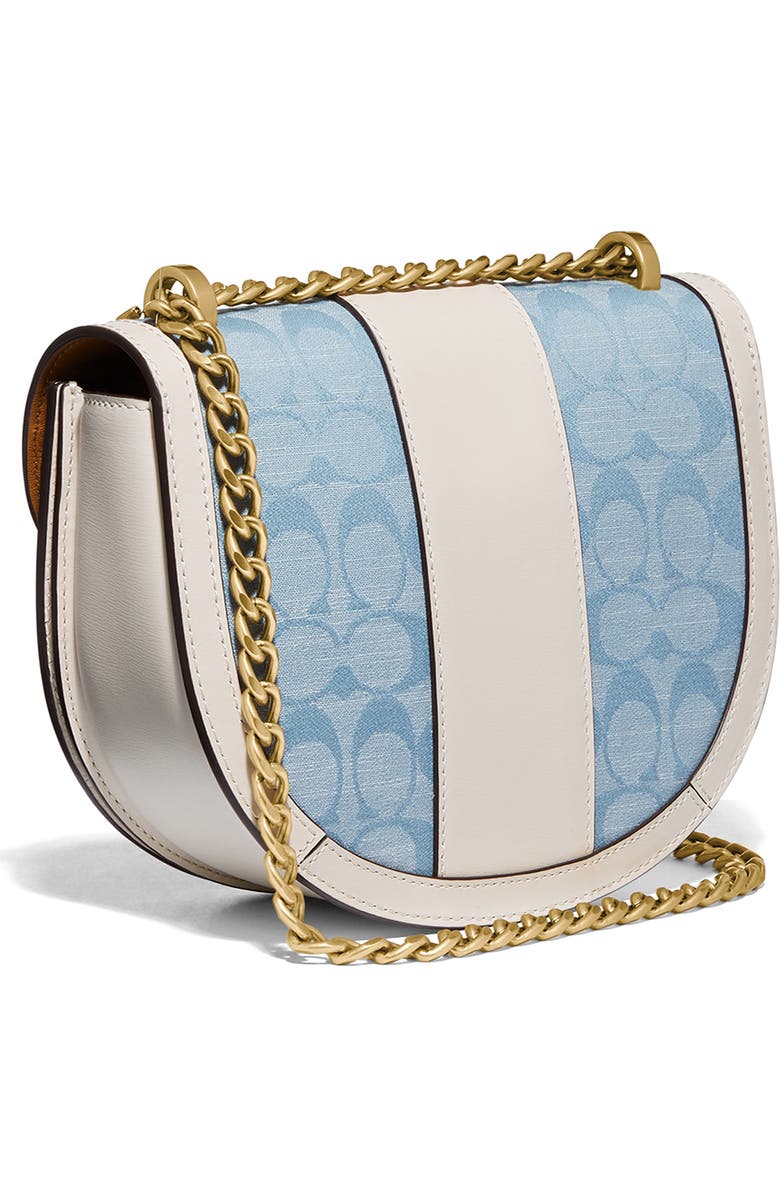 COACH Signature Logo Jacquard Crossbody Bag, Alternate, color,