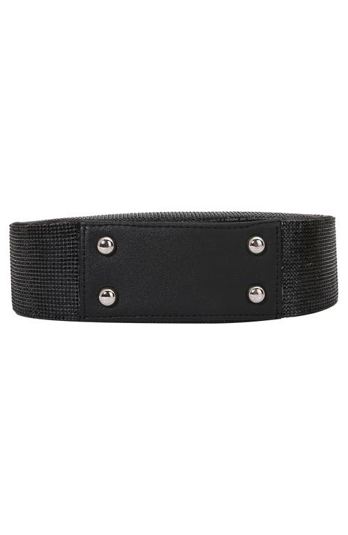 Berness Rhinestone Circle Bag In Black