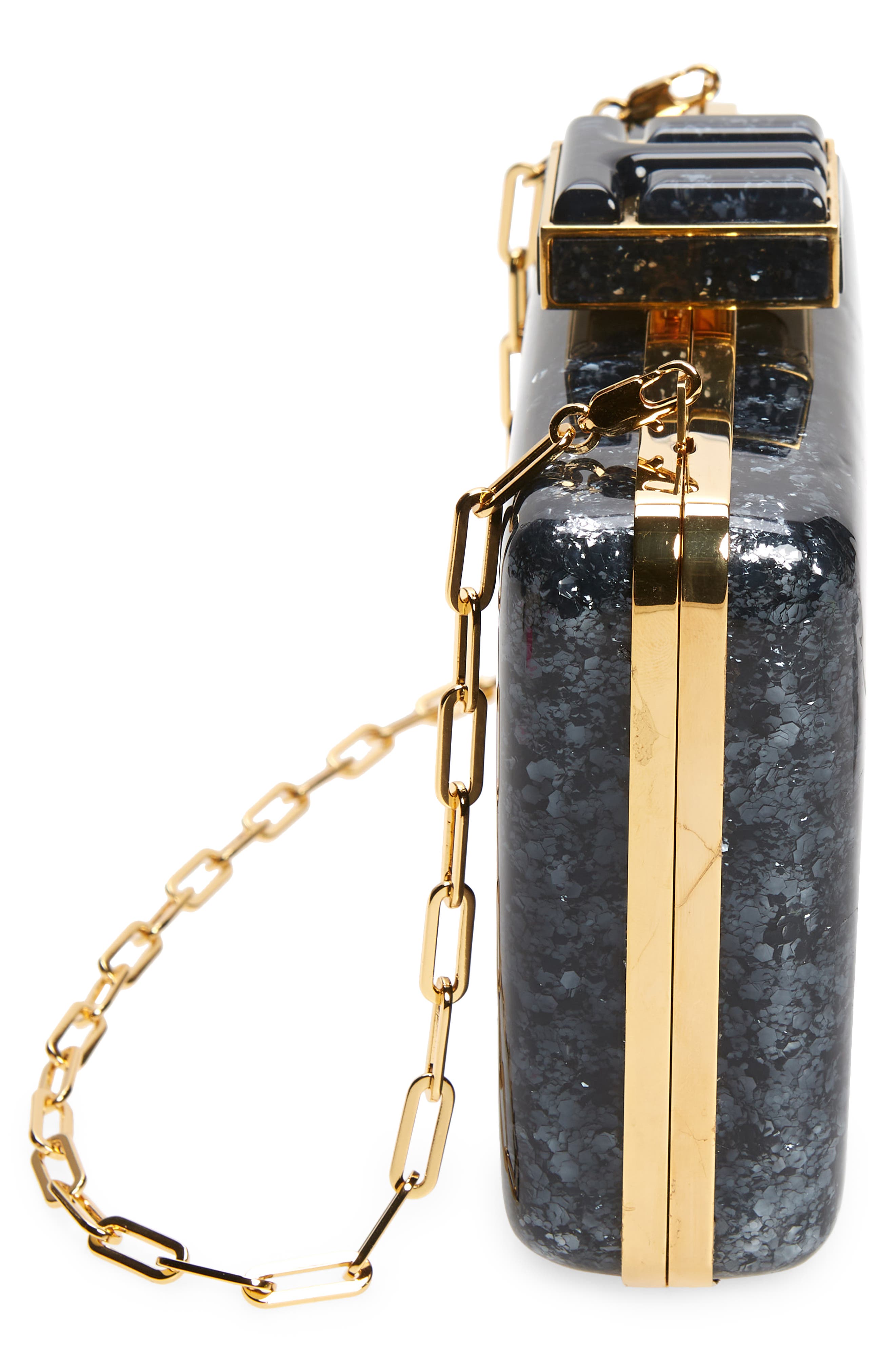 TOM FORD Glitter Clutch, Alternate, color, 