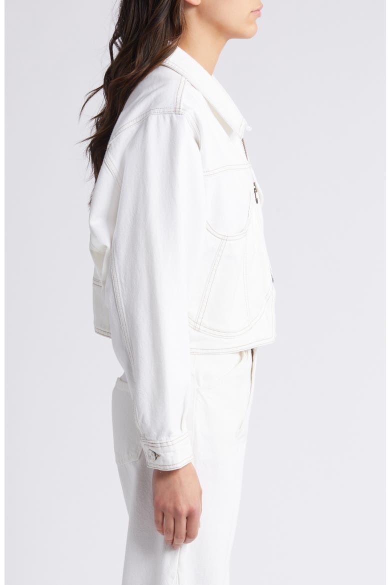 Heart Crop Denim Jacket, Alternate, color, AU NATURAL CLEAN