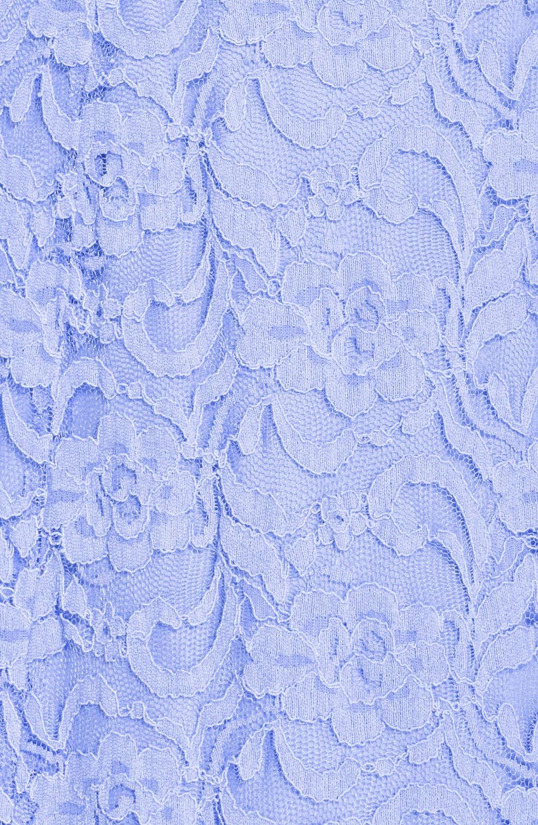 Chetta B Scalloped Lace A-Line Dress, Alternate, color, 