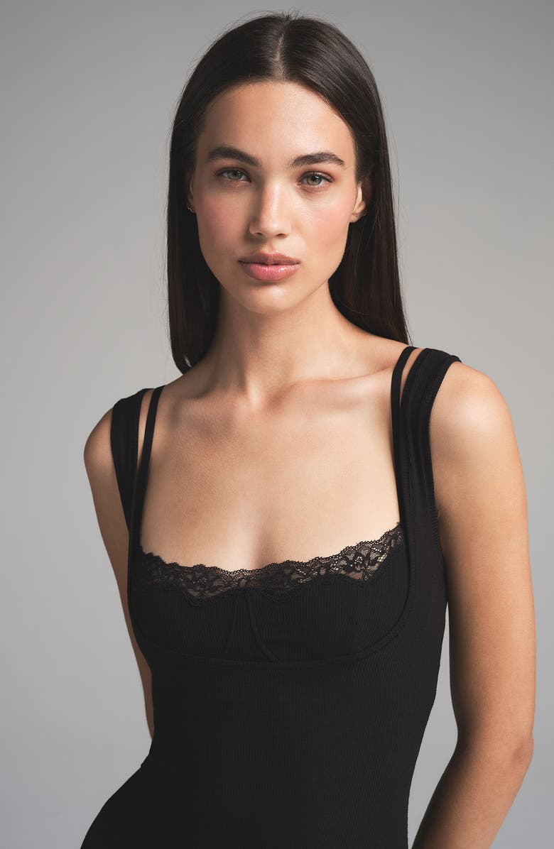 SKIMS Soft Lounge Lace Tank Dress, Alternate, color, 