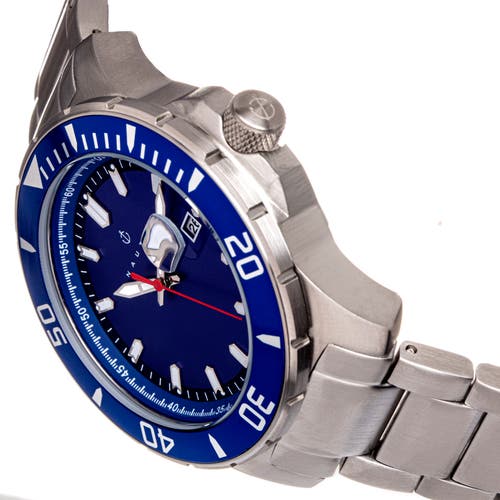 Nautis Admiralty Pro 200 Bracelet Watch With Date In Blue