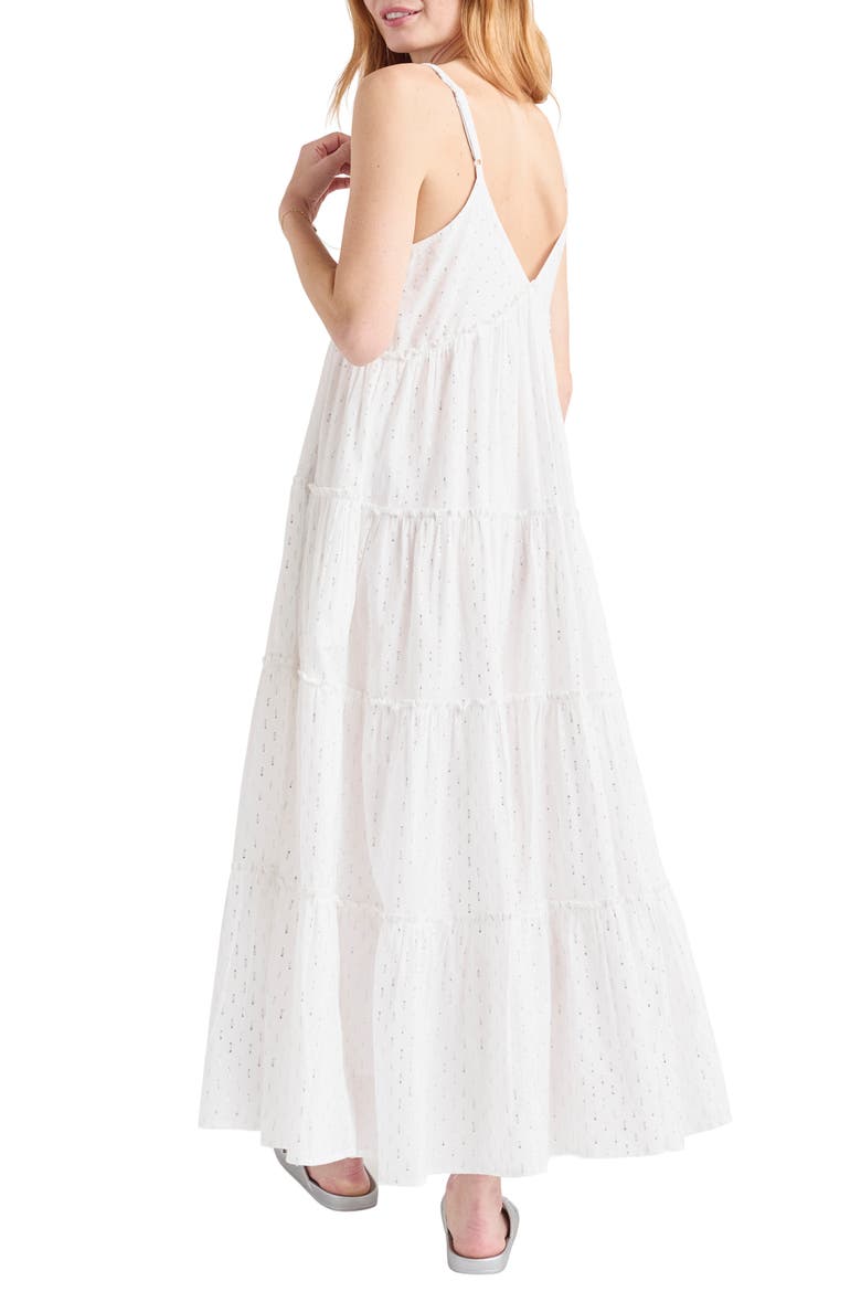 Gwendolyn Tiered Maxi Dress, Alternate, color, WHITE