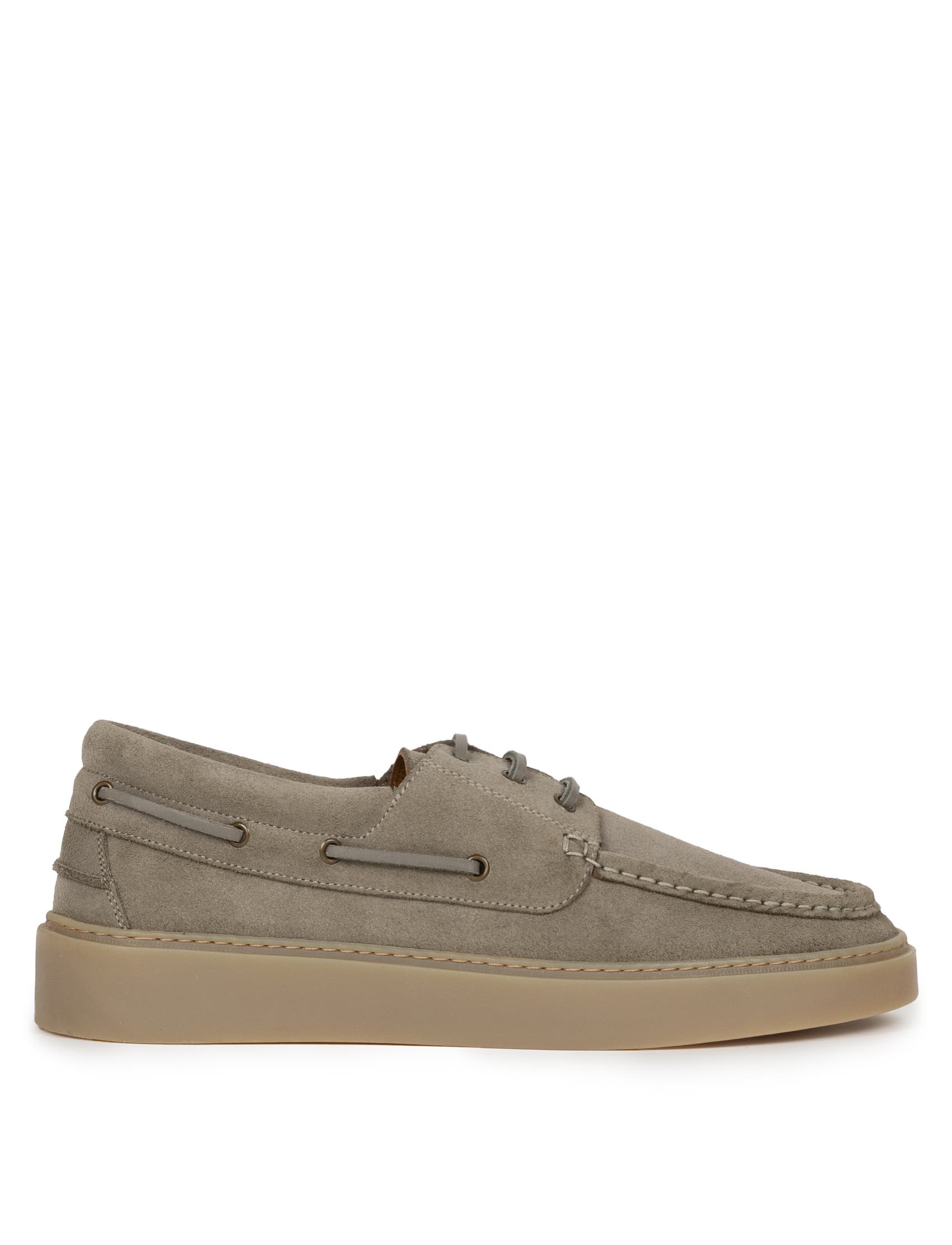 Ewan Boat Shoes, Alternate, color, Grey Green