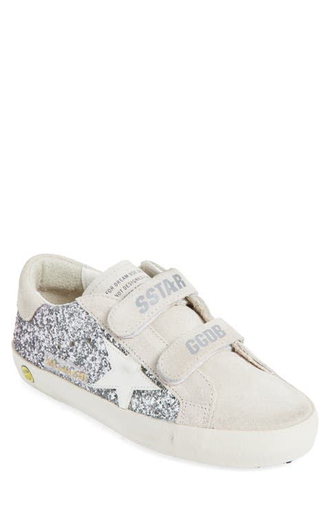 Kids' Old School Glitter Low Top Sneaker (Toddler, Little Kid & Big Kid)