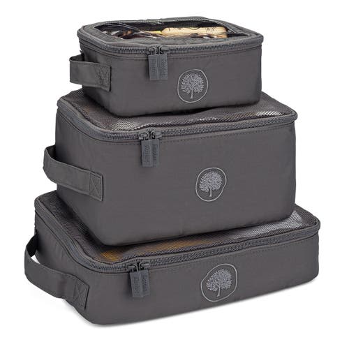 Parker Baby Co. Packing Cube Set In Harbor Gray