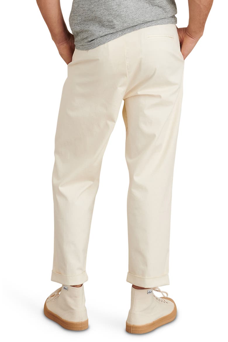 Standard Pleated Straight Leg Chinos, Alternate, color, OAT MILK