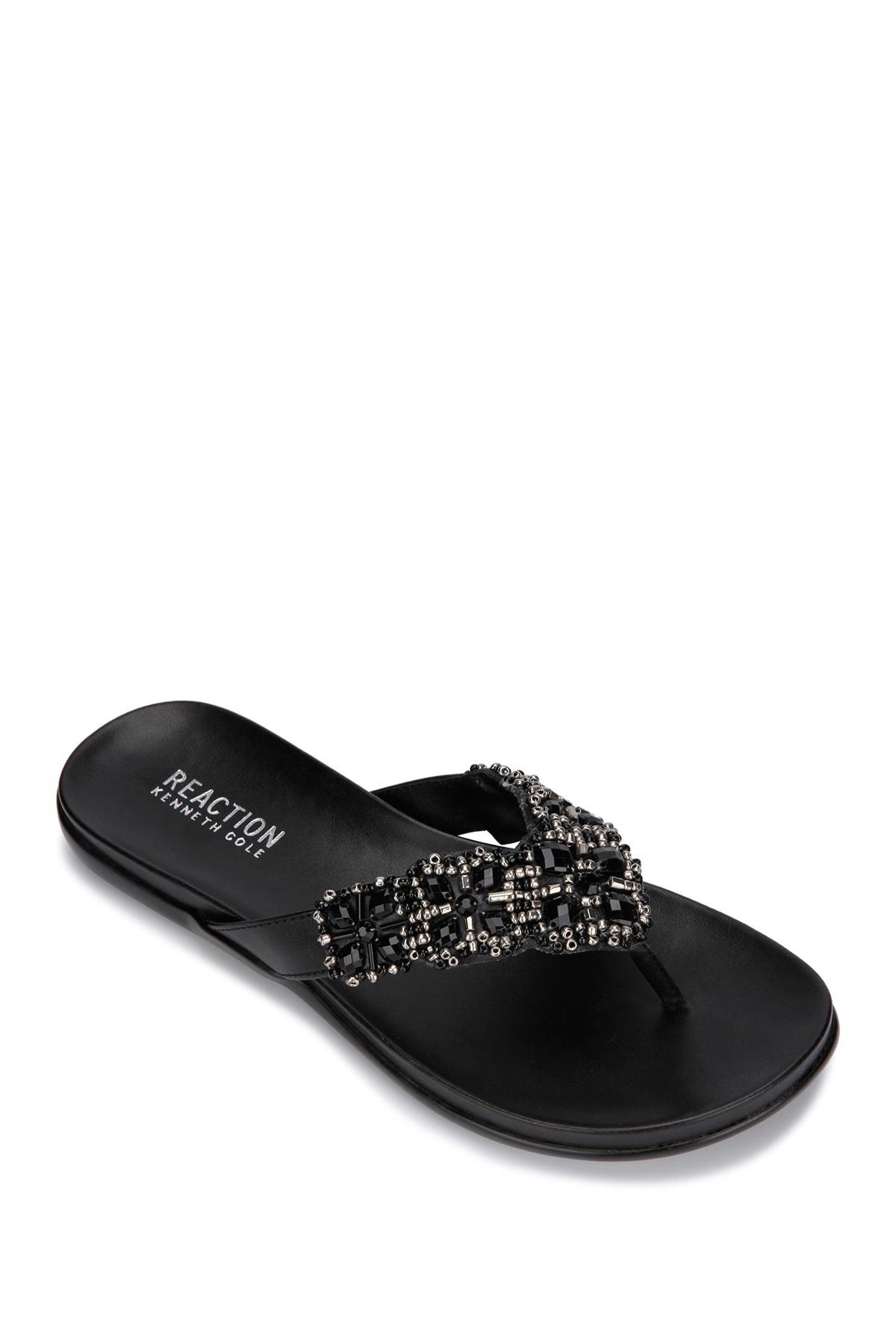 Kenneth Cole Reaction Glam-Athon Embellished Thong Sandal, Main, color, 