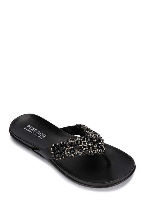 Glam-Athon Embellished Thong Sandal