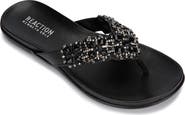 Reaction Kenneth Cole Glam-Athon Embellished Thong Sandal