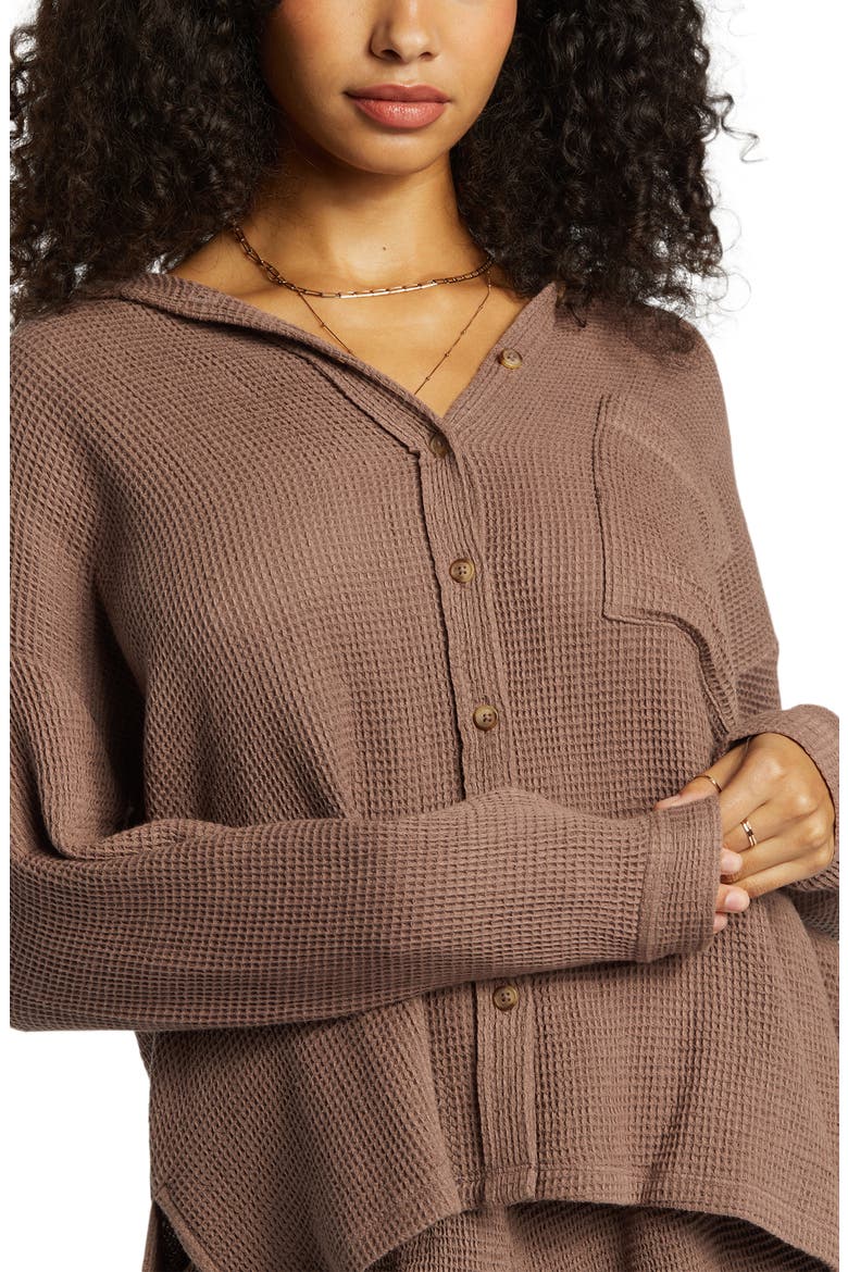 Odyssey Waffle Knit Oversize Shacket, Alternate, color, KONA