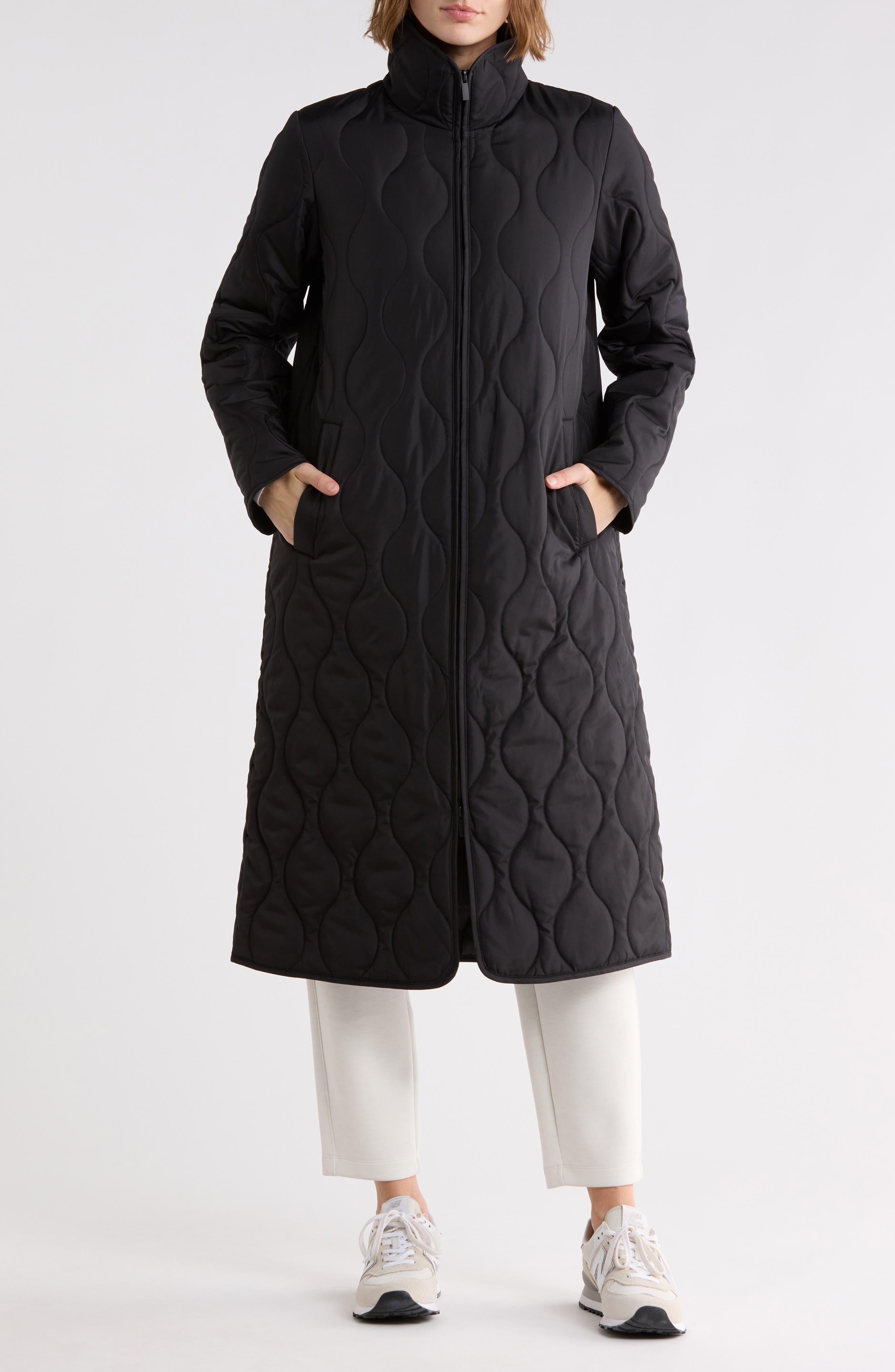 Long Quilted Coat