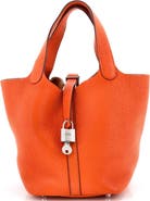 Pre-Owned Hermes Picotin Lock Bag Clemence PM