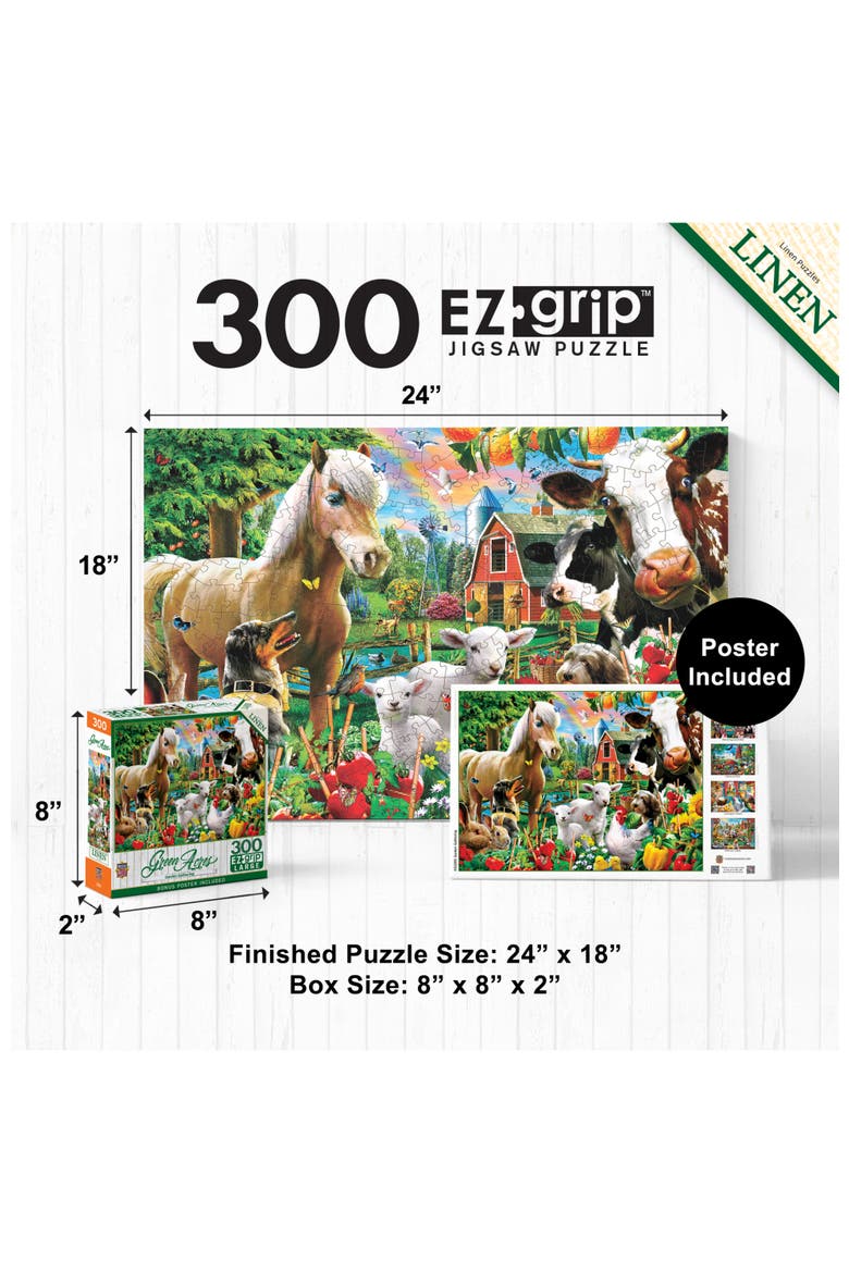 Garden Gathering 300 Piece Jigsaw Puzzle, Alternate, color, Multicolor