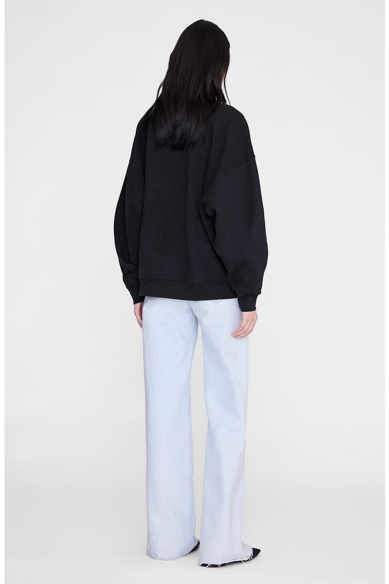 Miles Collegiate Sweatshirt, Alternate, color, Vintage Black