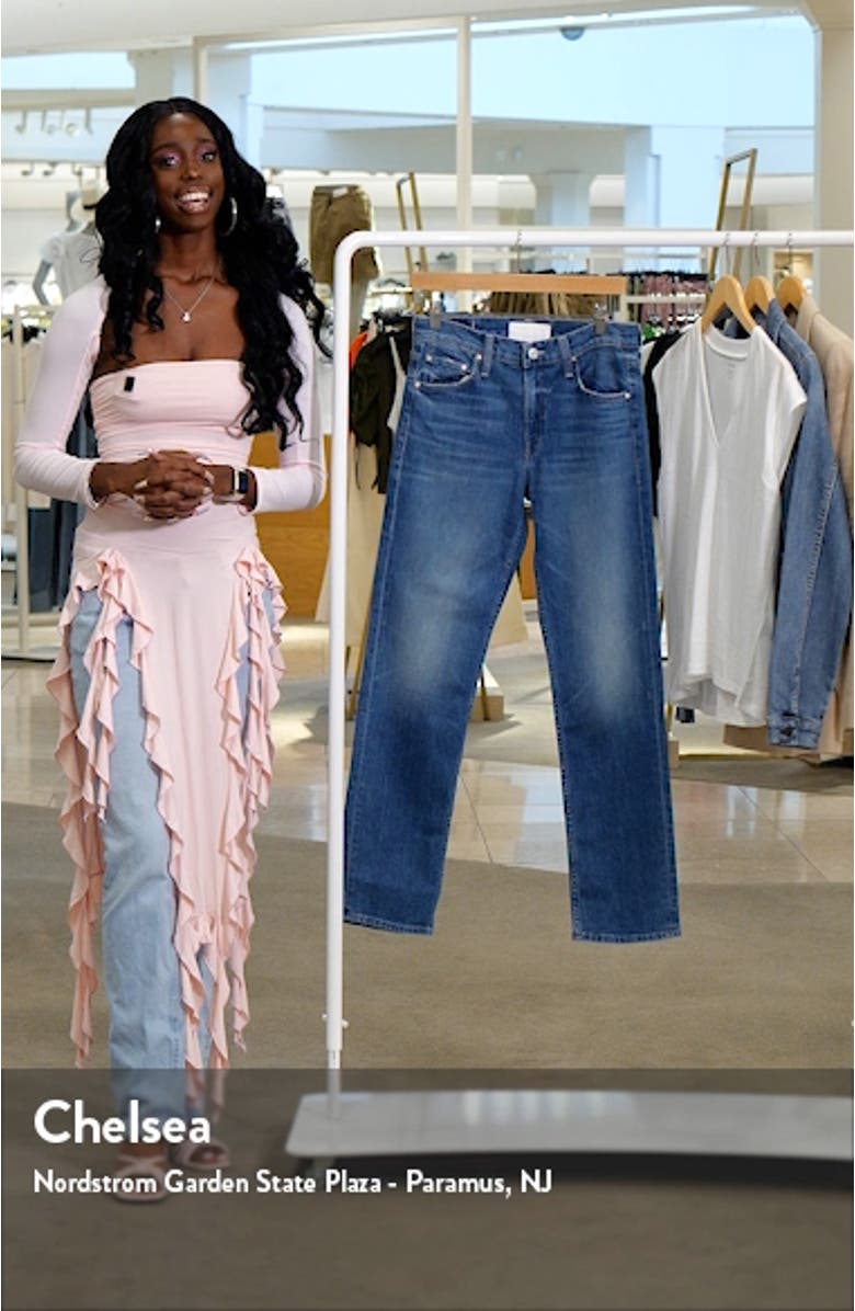 The Smarty Pants Skimp High Waist Straight Leg Jeans, sales video thumbnail