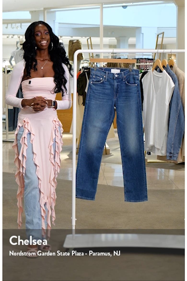 The Smarty Pants Skimp High Waist Straight Leg Jeans video