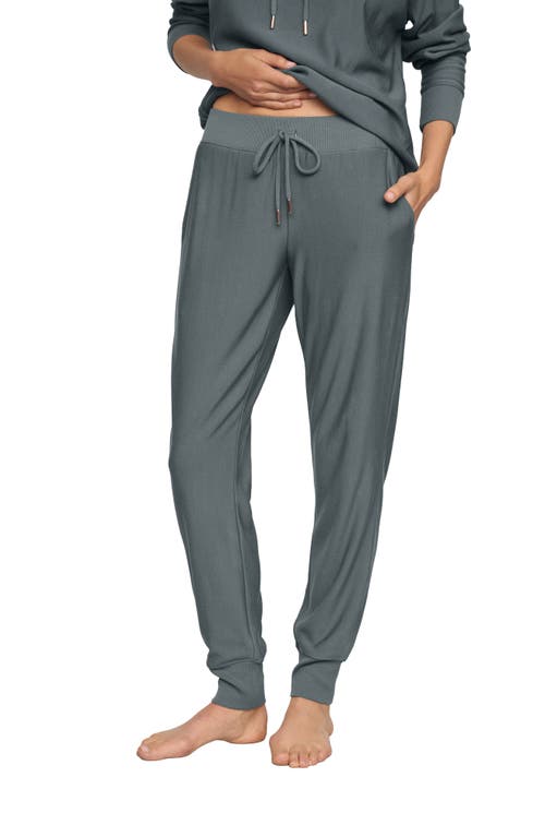 Eberjey Softest Sweats Joggers In Burgundy