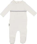 Manière Embroidered Yoke Footie
