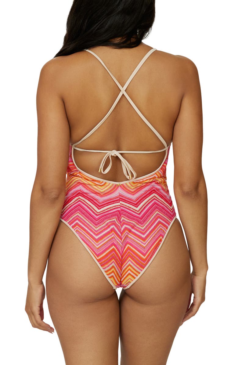 PQ SWIM Margot One-Piece Swimsuit, Alternate, color, Cayenne