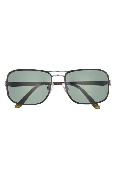 62mm Square Sunglasses