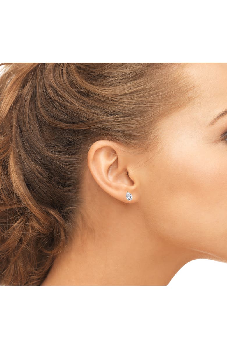 Donatello Gian Sterling Silver Gold-Tone Crystal Earrings, Alternate, color, Gold