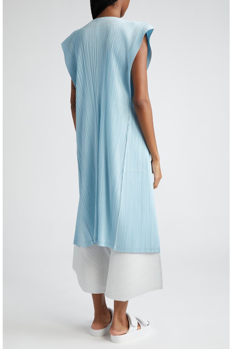 Monthly Colors March Sleeveless Cardigan, Alternate, color, PALE BLUE