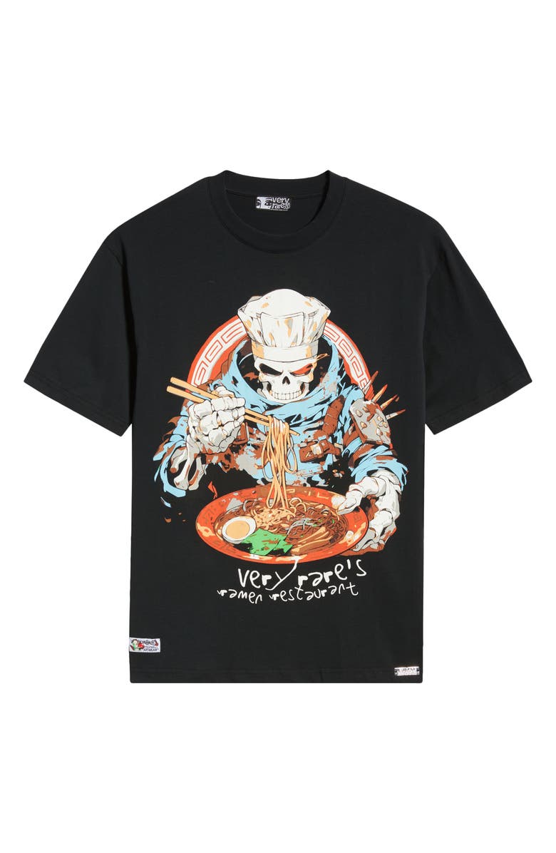 VERYRARE Skull Chef Cotton Graphic T-Shirt, Main, color, Black