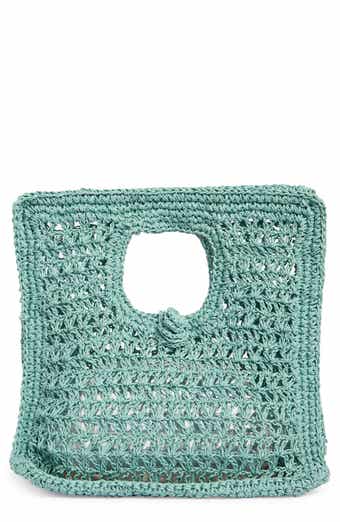 Cutout Handle Square Handbag