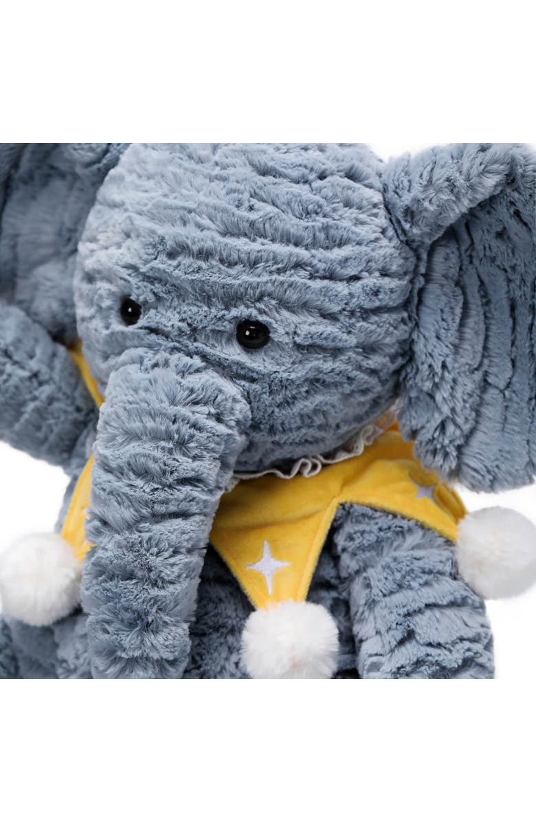 McHugs 9.8 Inch Starry Denim Elephant Weighted Stuffed Animal, Alternate, color, Multicolored