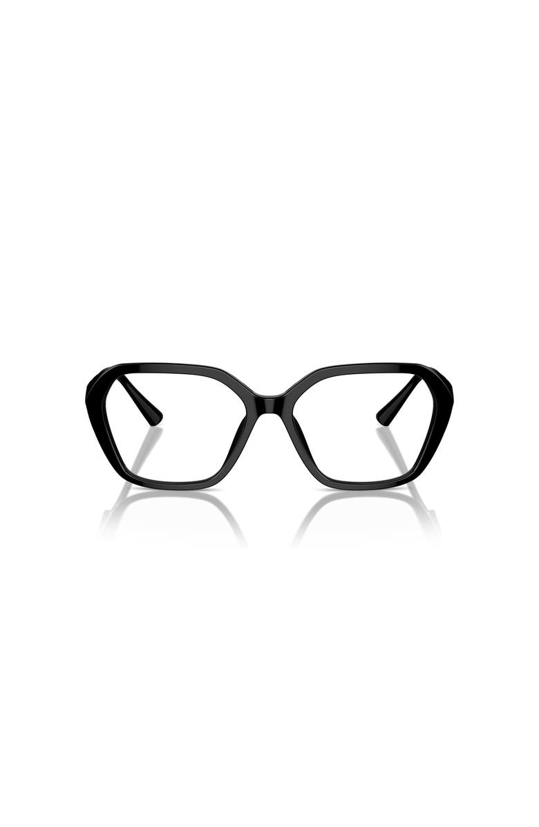 Jimmy Choo 53mm Butterfly optical glasses, Alternate, color, Black