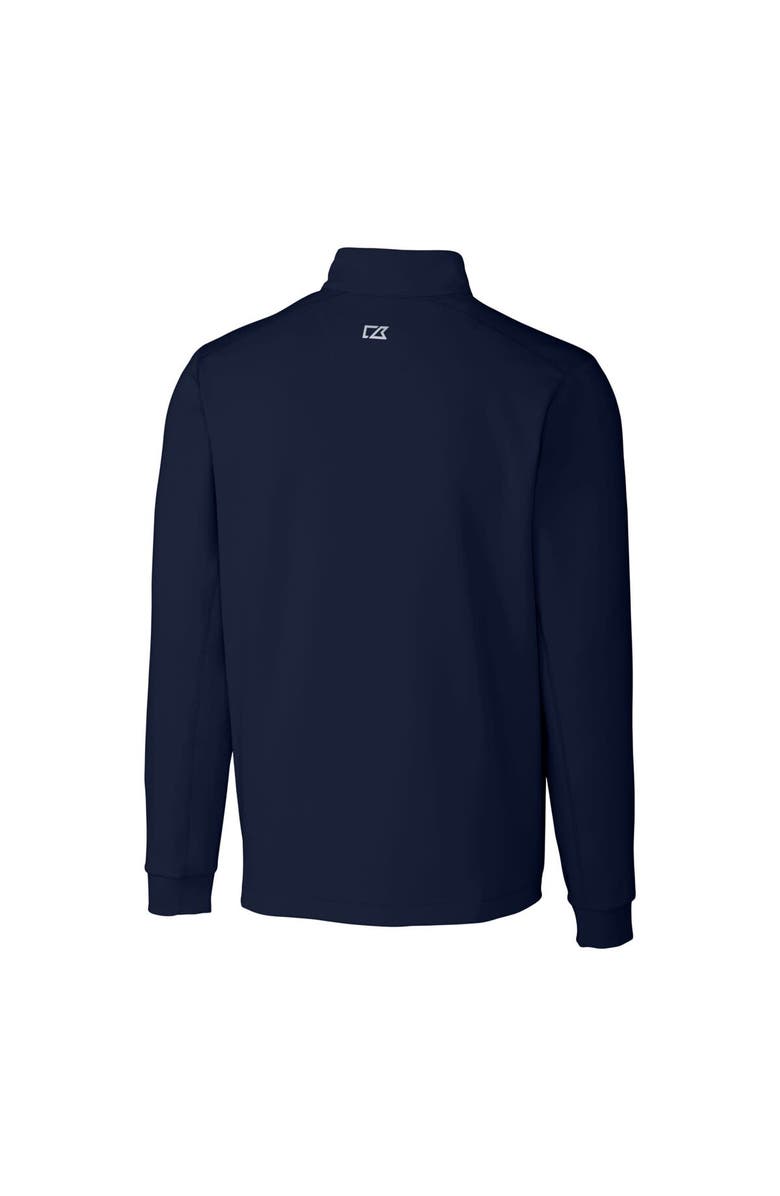 Cutter & Buck Men's Cutter & Buck  Navy Cleveland Guardians Traverse Stretch Quarter-Zip Pullover Top, Alternate, color, 