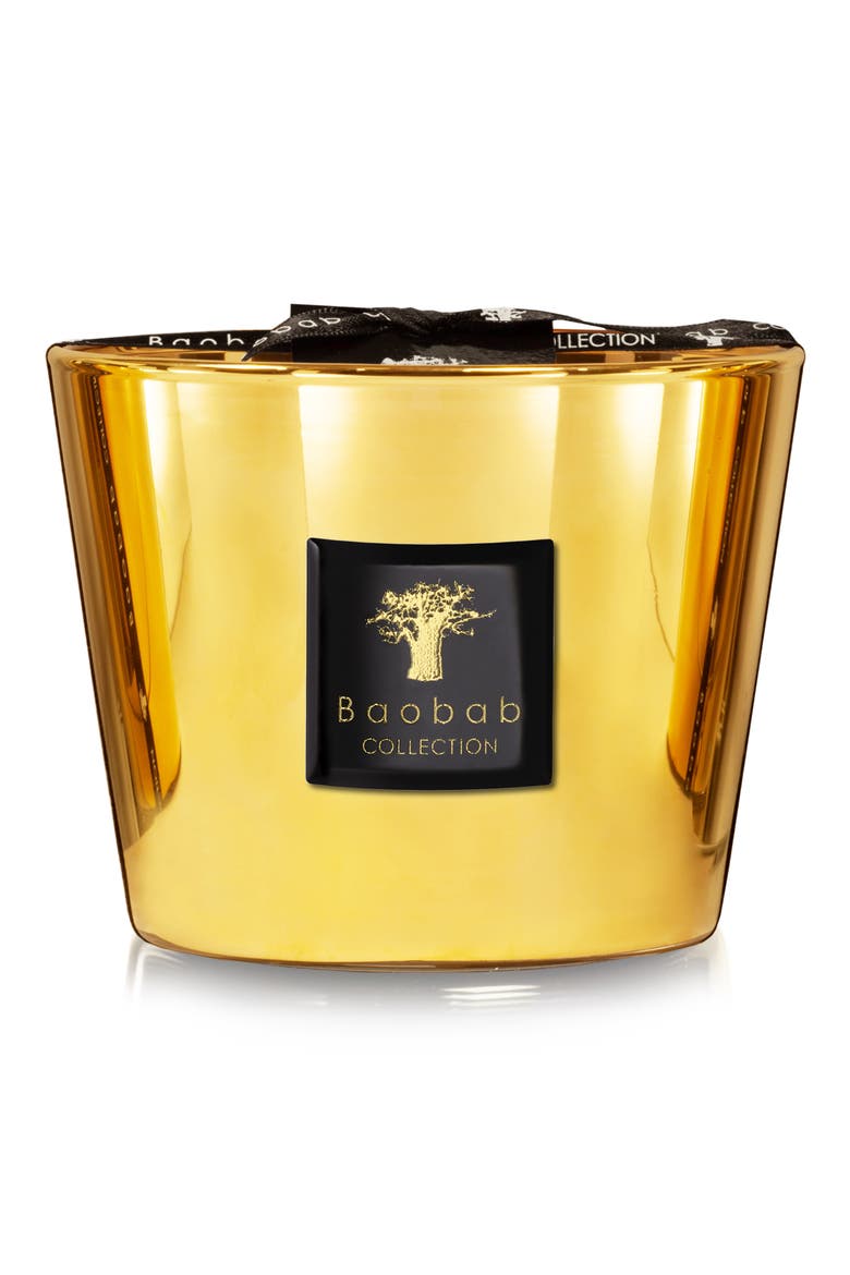 Les Exclusives Aurum Gold Candle, Main, color, SHINY GOLD