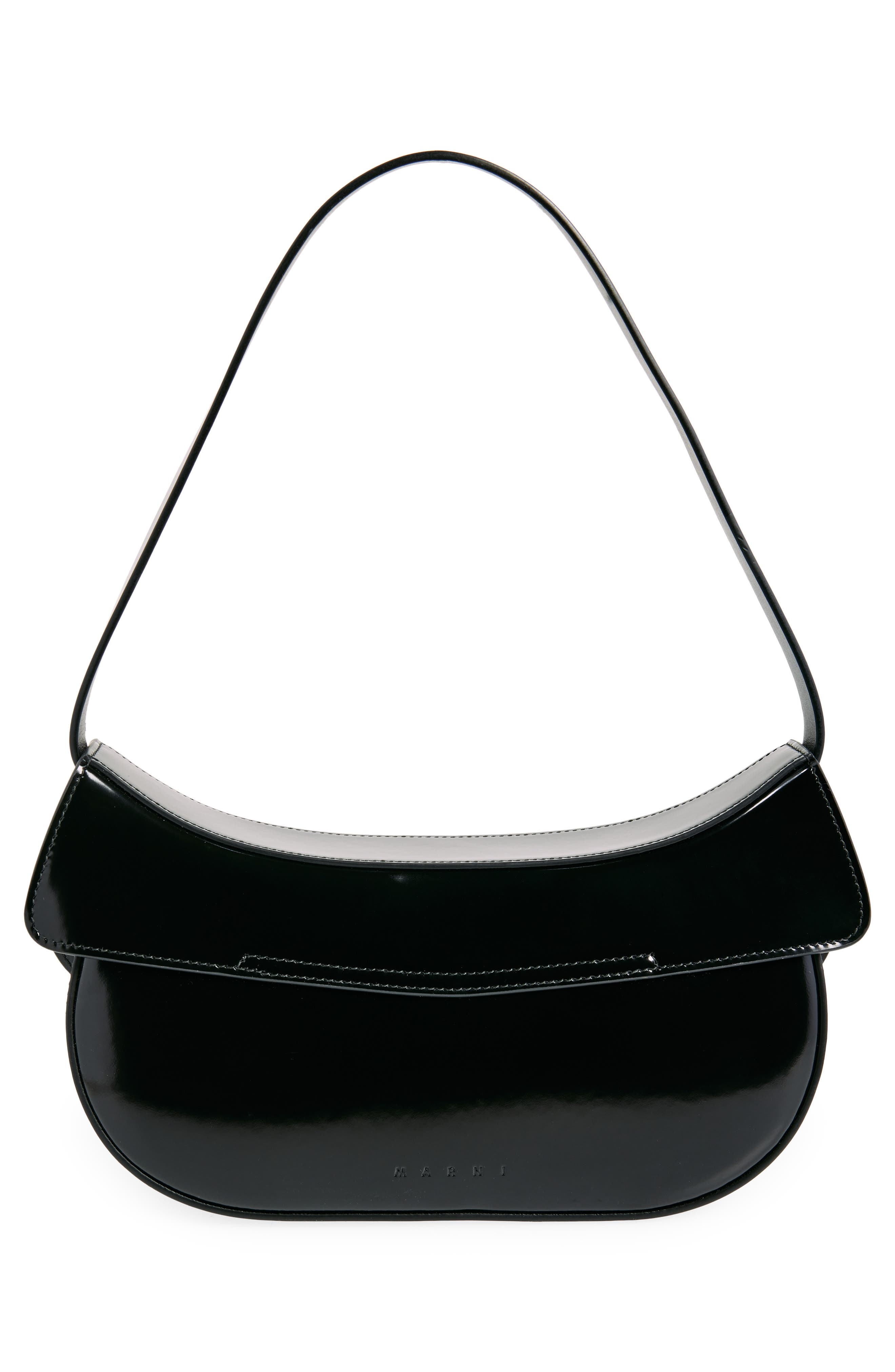 Marni Medium Butterfly Leather Hobo Bag, Alternate, color, 