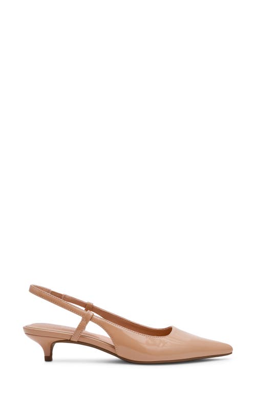 Anne Klein Shorty Slingback Pump In Nude