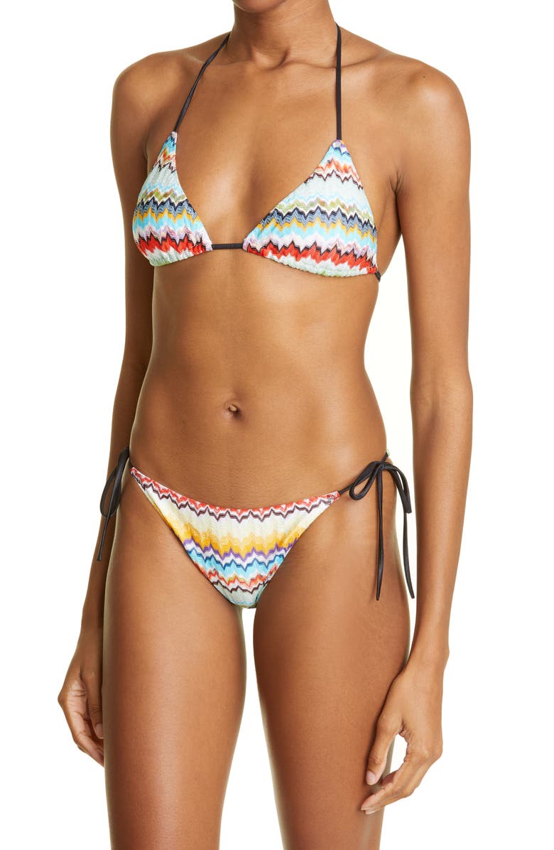 Missoni Zigzag Knit Two-Piece Swimsuit, Alternate, color, 