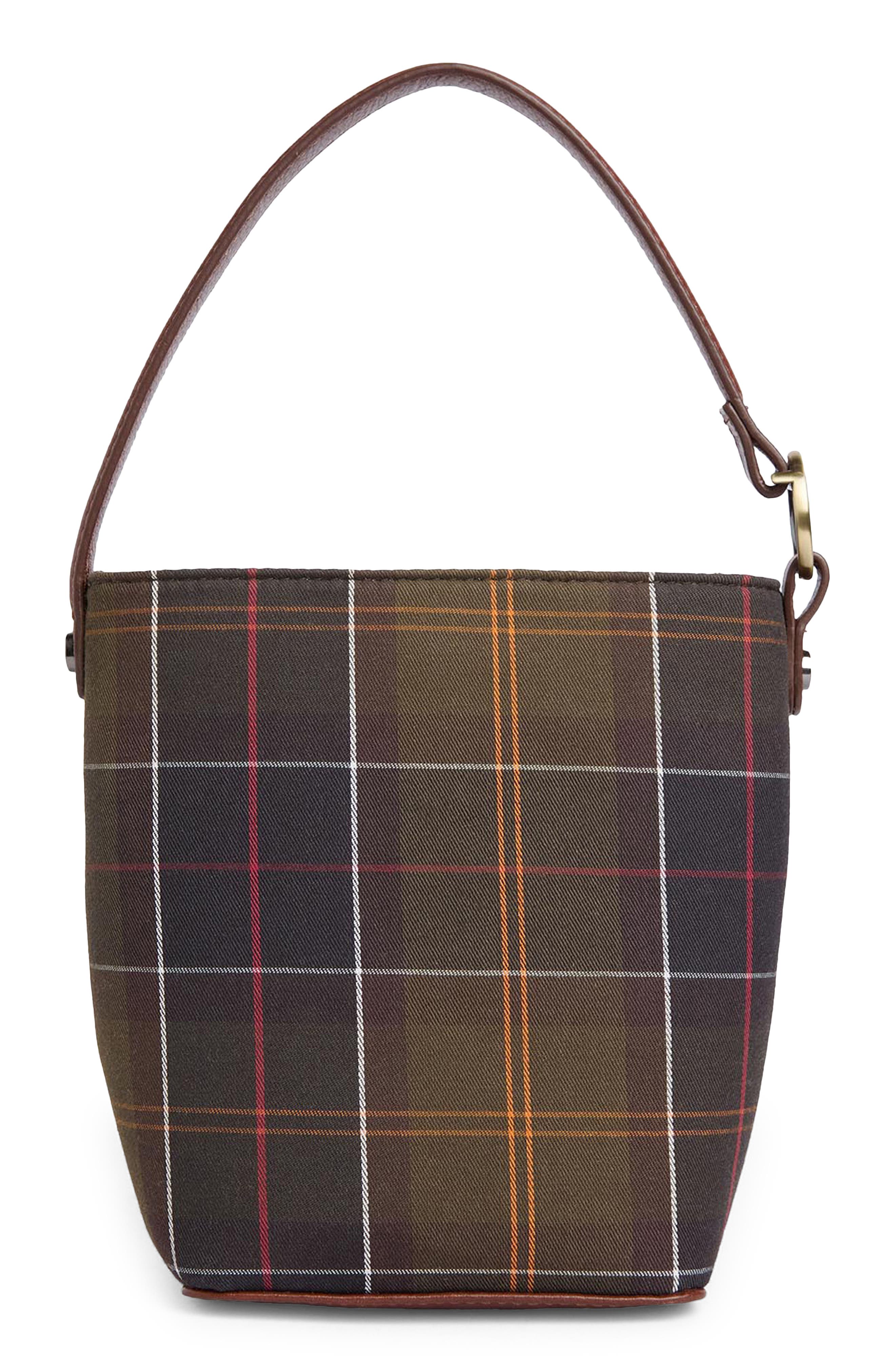Mini Cedar Tartan Bucket Bag, Alternate, color, CLASSIC TARTAN