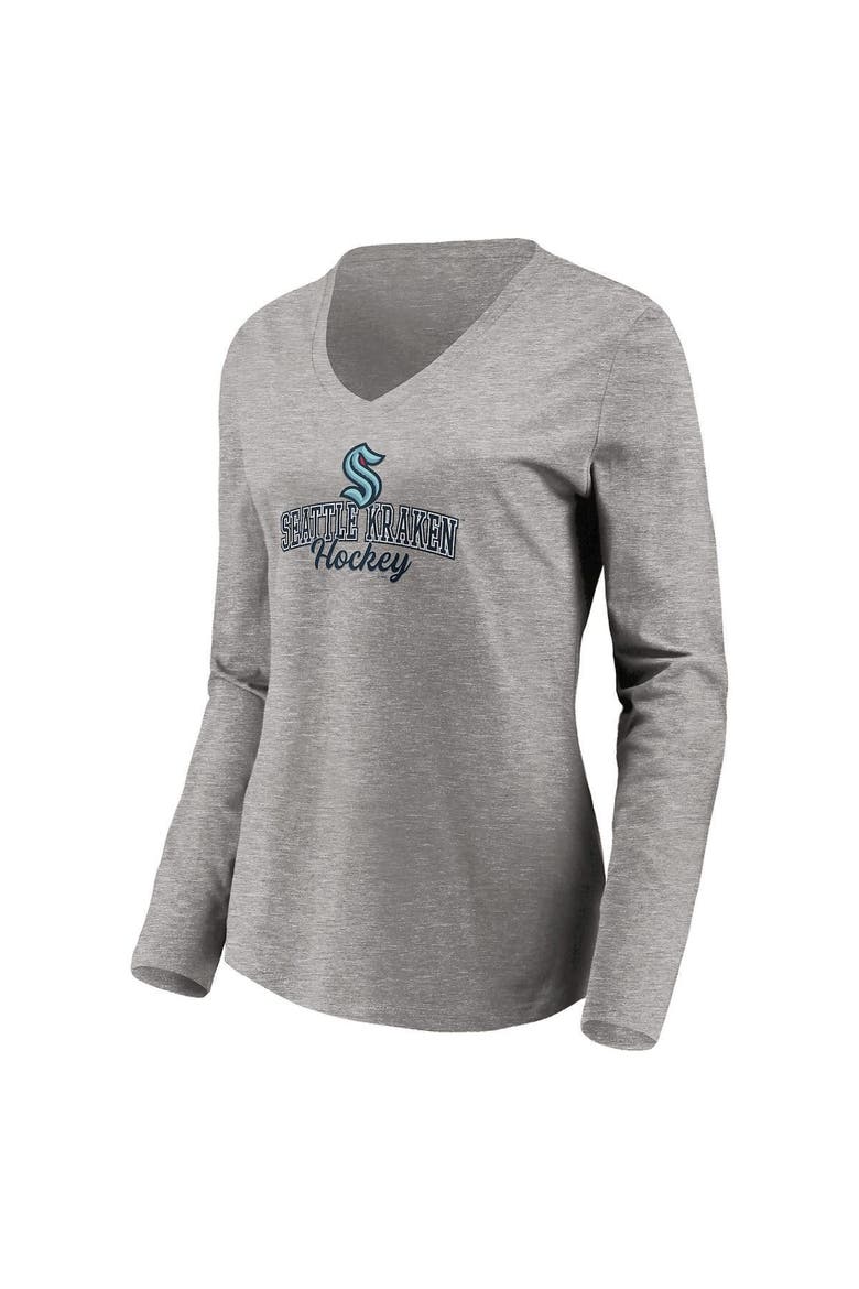 FANATICS Women's Fanatics Branded Deep Sea Blue/Heathered Gray Seattle ...