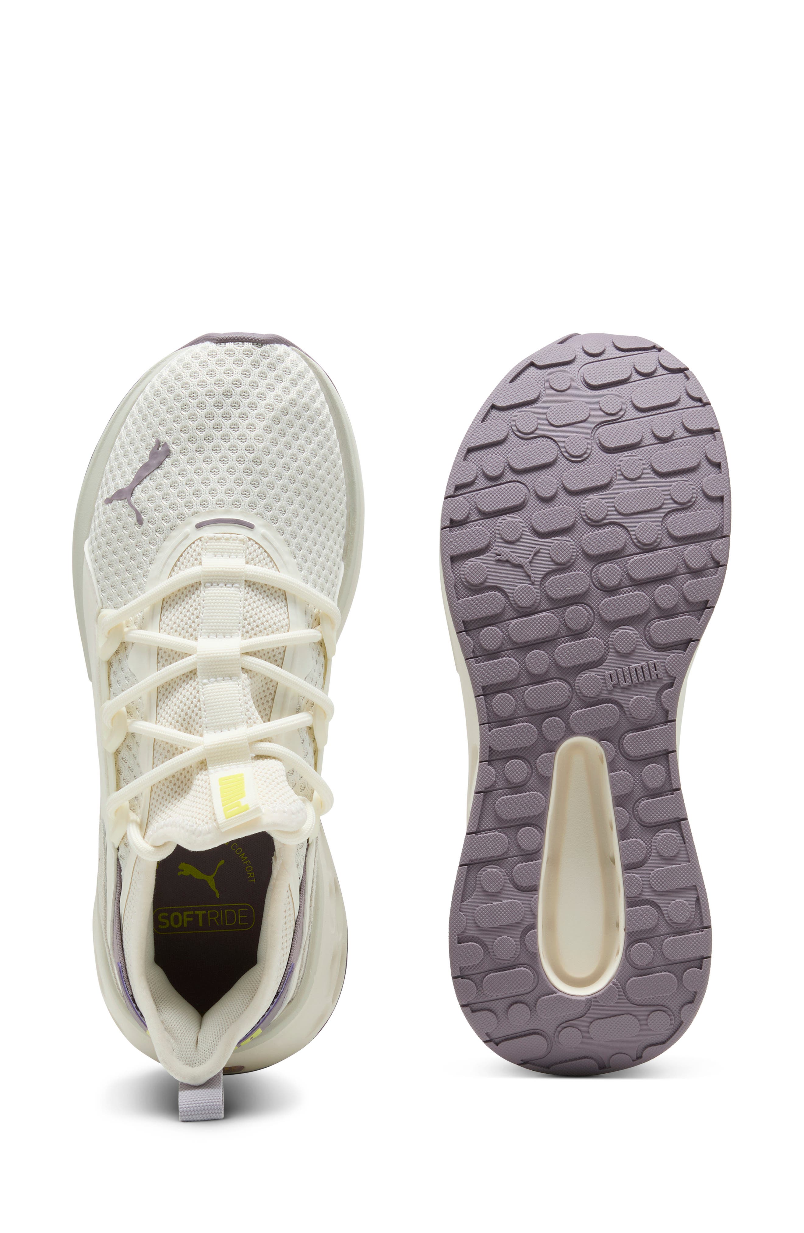 Softride Frequence Street Sneaker, Alternate, color, WARM WHITE-PLUM JAM- YELLOW