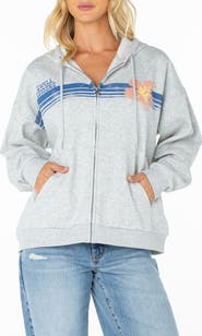 Roxy Sundown Zip Graphic Hoodie