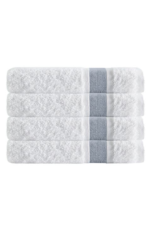 Unique Turkish Cotton Hand Towel 4-Piece Set