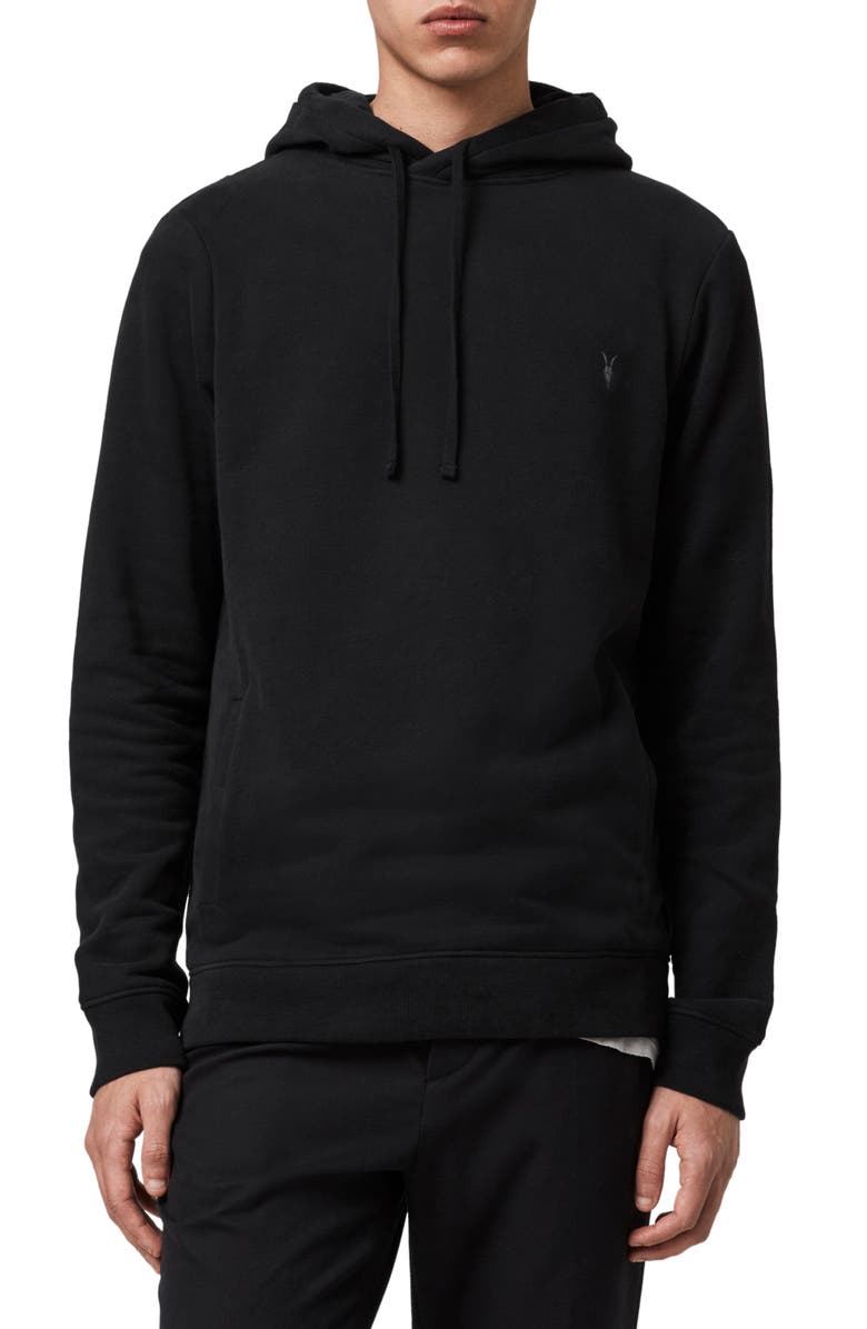 AllSaints Raven Hoodie, Main, color, 