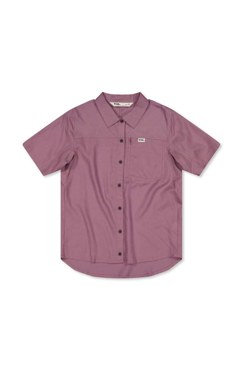 Mons Royale At Merino Short-Sleeve Shirt - Women's, Alternate, color, Sierra Pink