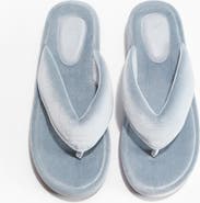 H&M Velour Flip-flops