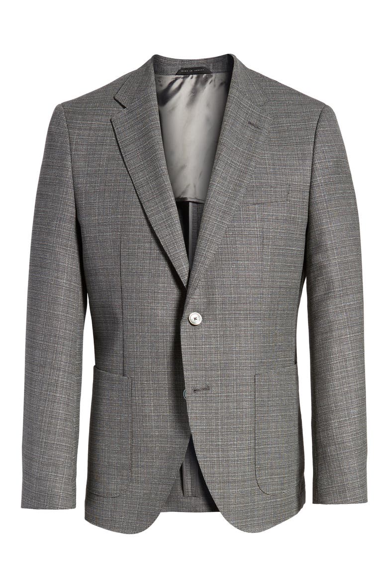 Janson Classic Fit Wool Blazer, Alternate, color, GREY